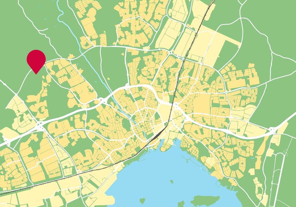 centrumbebyggelse med lokaler i bottenvåningar av flerbostadshus för livfullare och trivsammare Sätra.