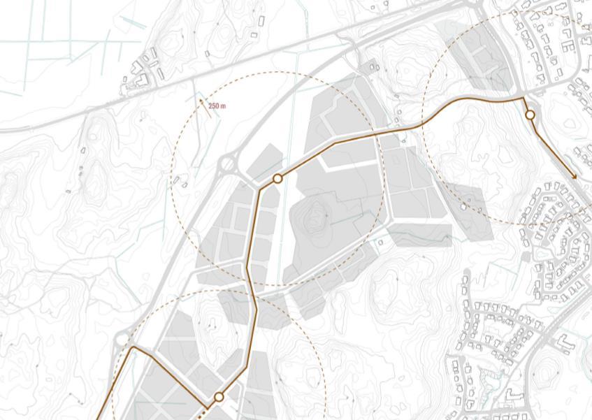 Den största delen av bostädernas behov av cykelparkeringar bör ordnas inomhus i bostadshusens bottenvåningar för att parkeringsbehovet inte enbart ska lösas på bostadsgårdar och därmed stå i konflikt