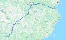 Sedan bestämde vi oss för att åka till Hammarstrand för att äta en enklare lunch och där