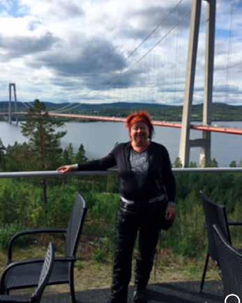 Från Bjärstad tog vi turistvägen över Höga kusten Ullånger Nordingrå Sandöverken