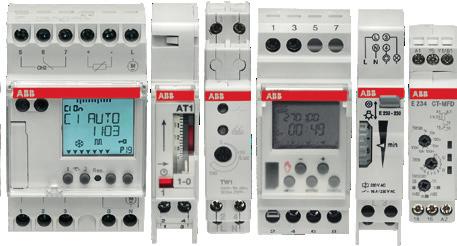 eller tre signallampor E219 4. Digitala kopplingsur Digitala veckokopplingsur D1 och D2 Digitala årskopplingsur D365 5.