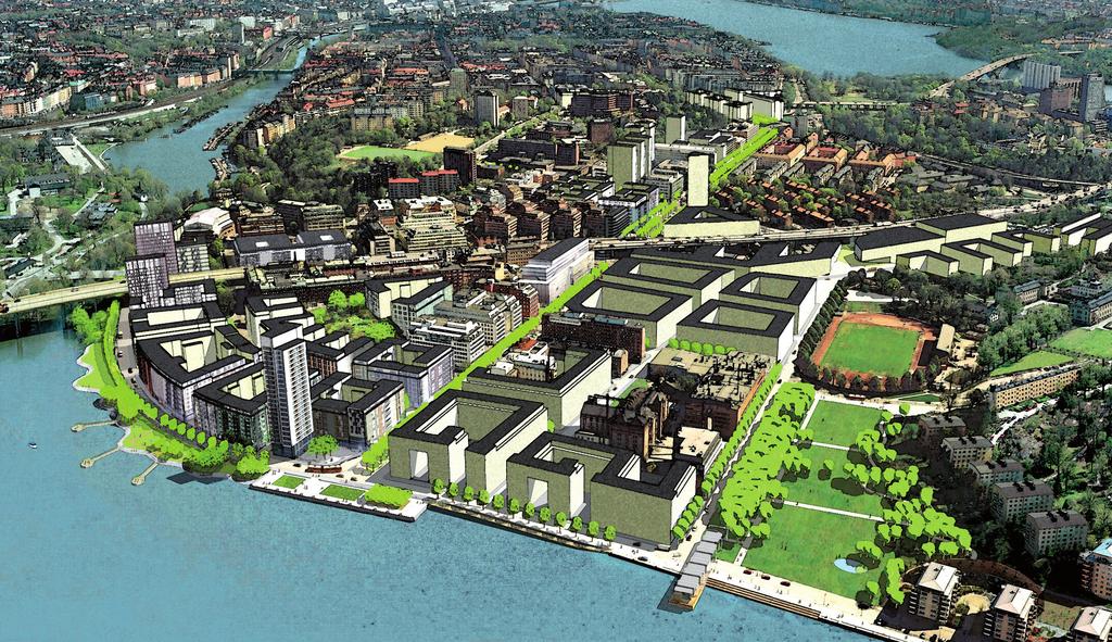 Västra Kungsholmen På nordvästra Kungsholmen pågår omvandlingen av en del av Stockholms innerstad.