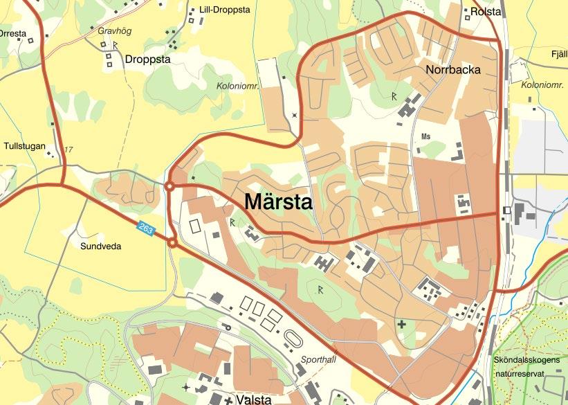 Lodjursvägen omfattande del av fastigheten Norrbacka 9:1 i Märsta,