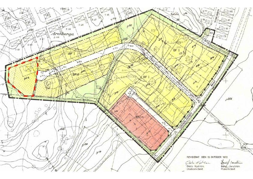 Gällande detaljplaner Inom planområdet gäller i dagsläget Detaljplan nr 101 som fastställdes 1973.