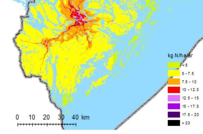 4 Påverkan från tvärförbindelsen I skötselplanen för Granby Natura 2000 område listas samtliga generella hot beskrivna ovan.