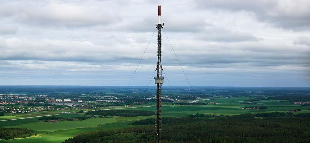 Vår strategi P4 signalen från masten i Uppsala/Vedyxa täcker drygt 9000 kvadratkilometer. Hållbar yttäckning SDG 16: Fredliga och inkluderande samhällen Delmål 16.