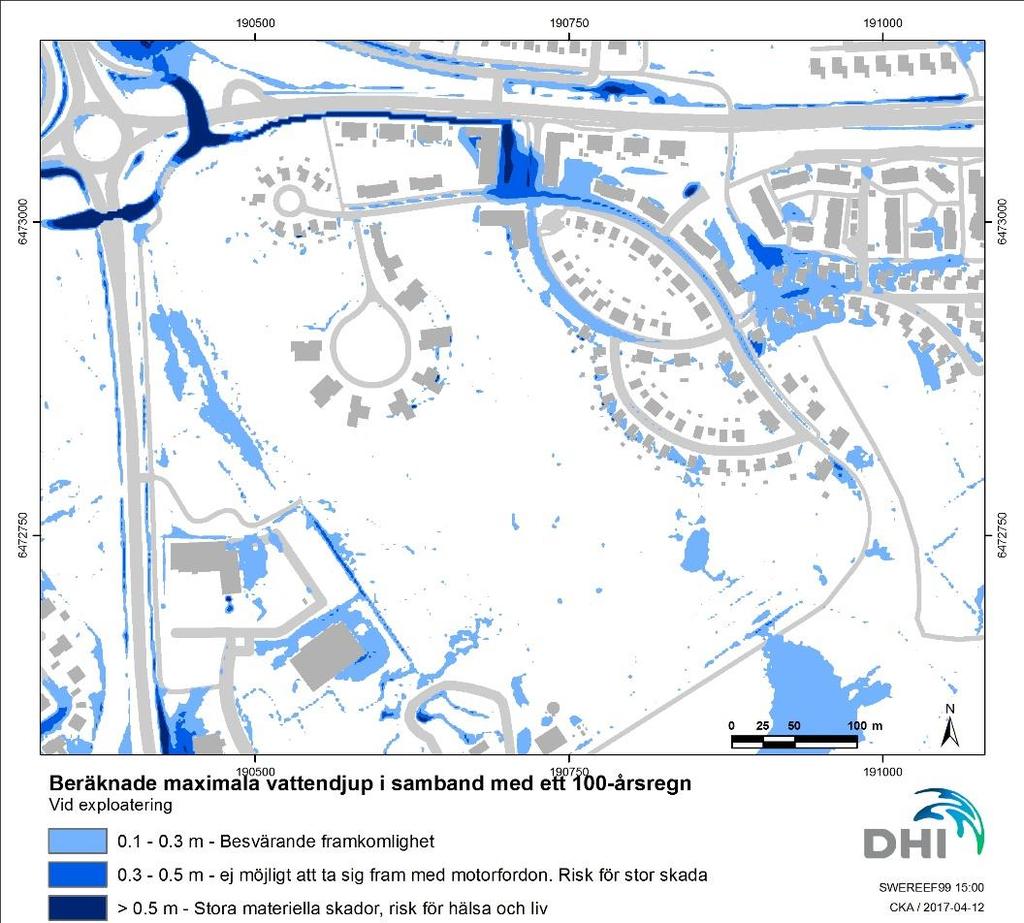 Beräkningsresultat Figur 3 3 Beräknade maximala