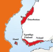 Svenskfinland del 1: Området och finlandssvenska Svenskfinland Flaggan ser ut som den skånska, men med ett bredare kors.