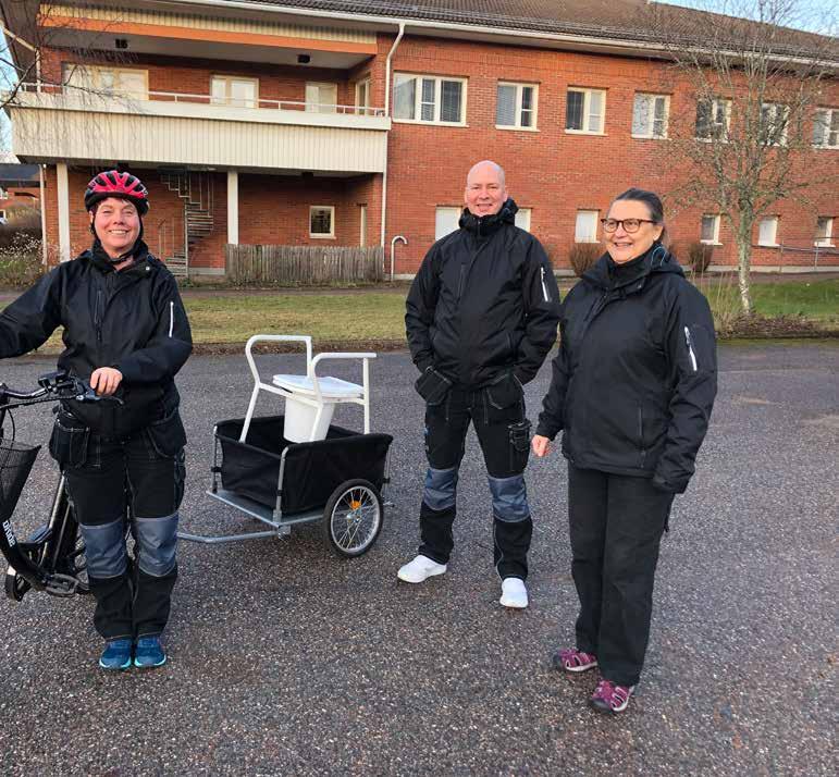 r Brolin och Karin Zeitelberg använder ofta cykel med