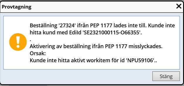 Om det inte går att öppna LVMS Felanmäl Om det inte går att öppna LVMS när du klickar på genvägen LVMS Provtagning på skrivbordet kan det bero på att LVMS inte fungerar (driftstopp).