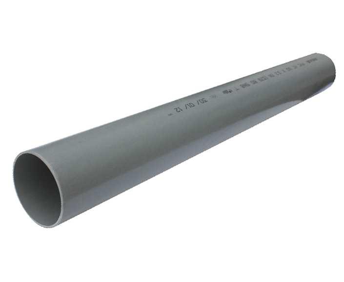 39 (56) Vanligt förekommande PVC-rör (Figur 16): Figur 16 Några vanliga PVC-rör: Avloppsrör, dagvattenrör är vanliga PVC-rör.