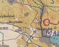 Vidare berättades att målet var Skogsluffarnas torp Brotorp norr om Skarpnäcks gård, som mötte löparna med marschaller, sprakande eldar, finnbastu och härligt varmt te i långa banor.