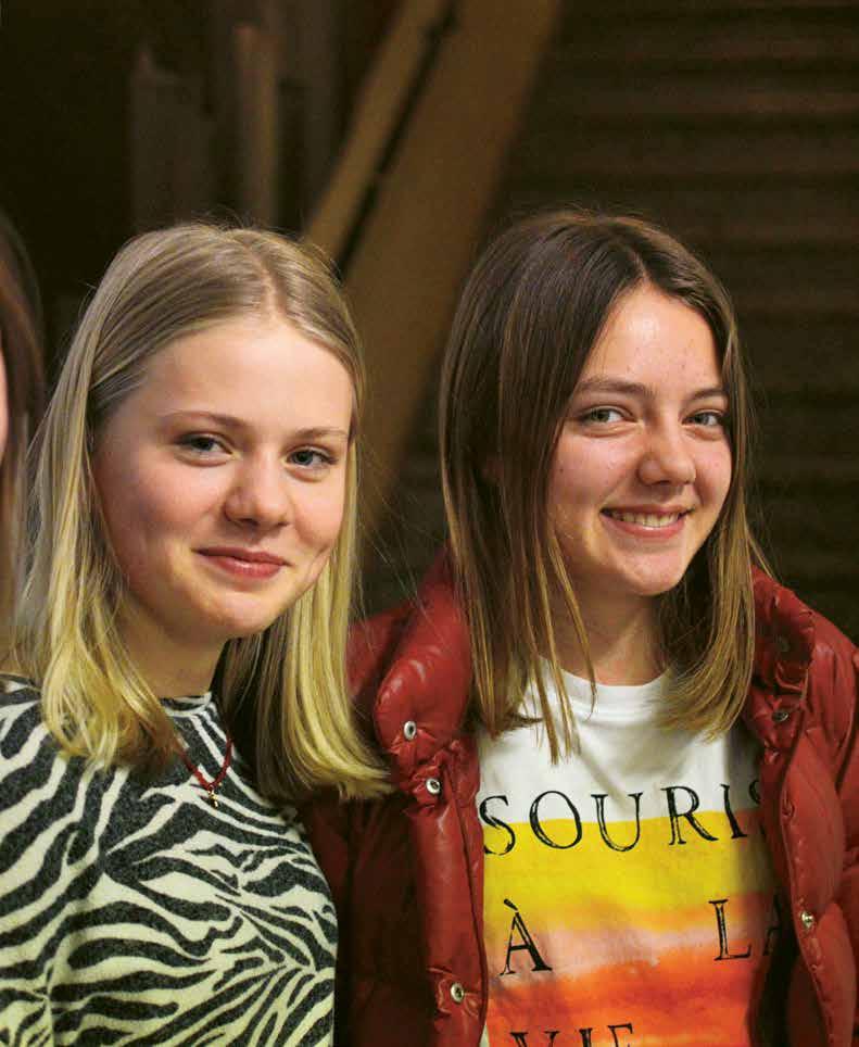 Paula Garcia Höök, Vera Sebelius och Ebba Kruse sjunger på Kulturskolan sedan flera år.