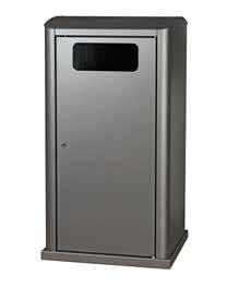 Urban solutions Crossroad Avenue Sidewalk Bin Inox Commerz (endast för inomhusbruk) En