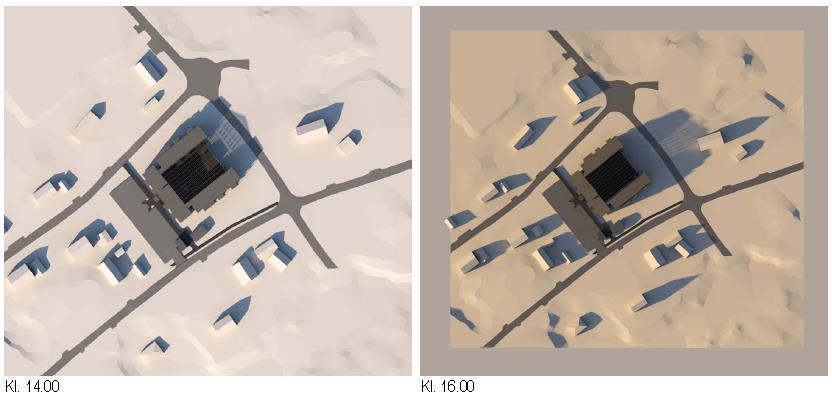 För ett dimensionerande regn med återkomsttid på 20 år blir dagvattenflödena cirka tre gånger större efter exploatering jämfört med före.