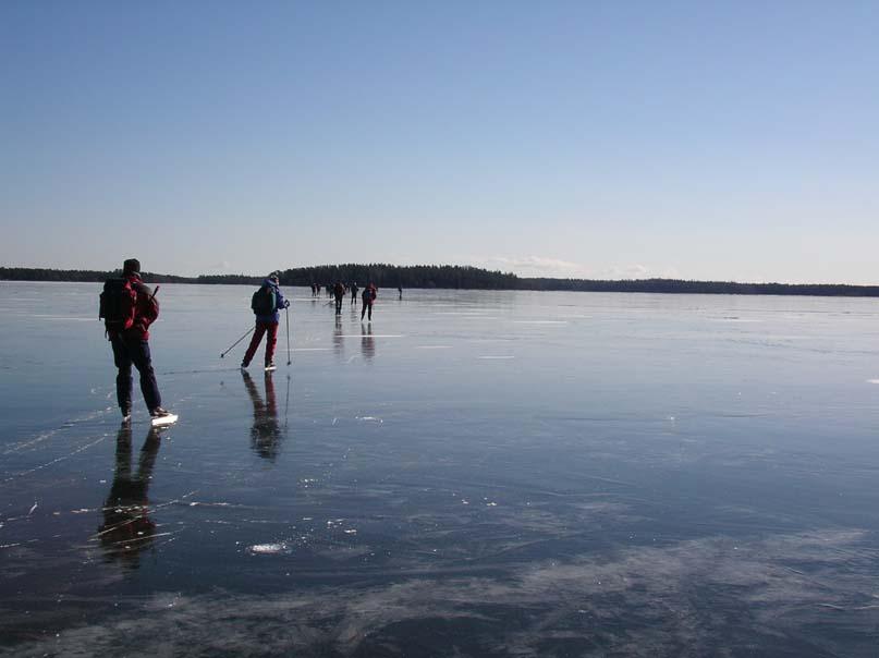 Turrapport 050227: Glanskistur på Vänern, Hjälmarsfjorden