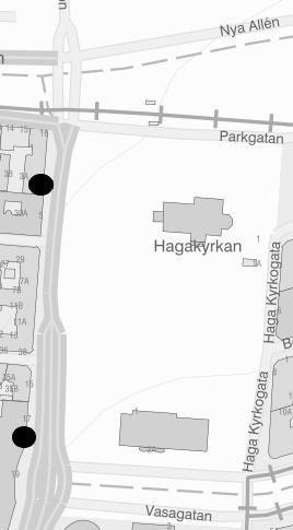 Haga Mätstationen i Haga har funnits sedan år 22, och är belägen på Sprängkullsgatan.