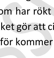 diagnos. Underdiagnostiken vid KOL är därmed betydande. Rökning är den absolut vanligaste riskfaktorn för att drabbas av KOL.