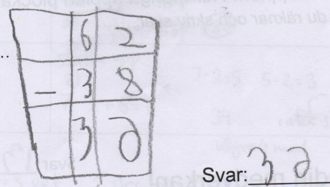 25 och räknade på tiotal och ental först och sedan lade tillbaka hundratalen. Detta var en variant som var frekvent förekommande i en klass i årskurs 3 och som återkommer under avsnitt 3.4.