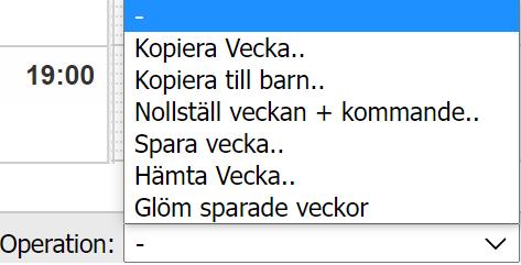 Ikon för arbetstider Klicka på aktuell dag och skriv in när du börjar arbeta/studera, alternativt klicka och dra för att skapa tider.