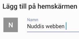 (Bild 22.) 3. En ruta med olika alternativ visas välj Lägg till sida på (bild 23.) och tryck sedan på Hemskärm. (Bild 24.) 4.