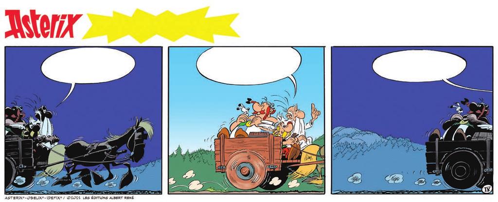 I våras fick vi veta att Asterix skulle ge sig ut på sökandet efter de fjärran viddernas legendariska djur: gripen.