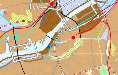 2.2 Styrande dokument 2.2.1 Översiktsplan 2009 I gällande Översiktsplan för Göteborg antagen av kommunfullmäktige 2009 redovisas objektet Gång- och cykelbro över Göta älv på följande sätt: En gång-