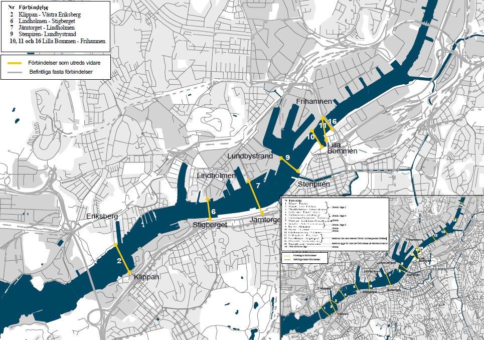 I det fortsatta arbetet med en gång- och cykelbro kan nya nyttoanalyser behöva göras för att kunna bedöma effekter av skillnader i mer detaljerad utformning och/eller placering.