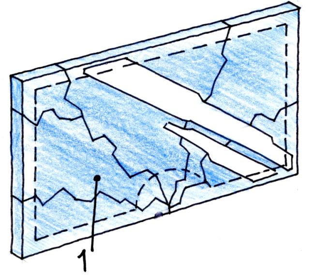 4. Värmeförstärkt glas av kalksodasilikatglas, enligt SS-EN 1863 4.