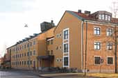 Gösta Wiman 1954 och 1966, Wiman-arkitekterna AB 1970 71. Hugin 2. Nygatan 43/Döbelnsgatan F d seminariet för huslig utbildning.