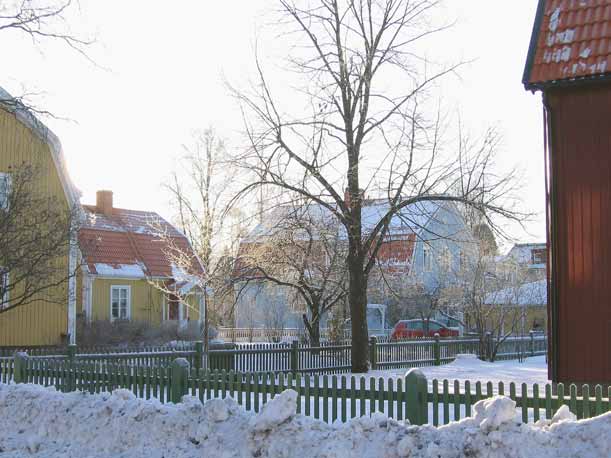 Andra tidstypiska drag, såsom utformning av vindskivor, knutar, foder samt veranda- och balkongräcken bevaras. För husen främmande snickeridetaljer bör inte tillföras.