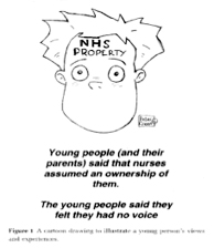 (p 221) Några av barnen associerade syftet med smärta till en samhällelig nytta: Otherwise there would be no hospital for us. There have to be hospitals.