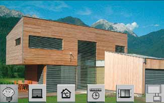 Lågenergihus i Innsbruck (Österrike) Energisnålt och intelligent tack vare KNX Energieffektivitet med KNX Figur 1. Enfamiljshus med lågt energibehov.