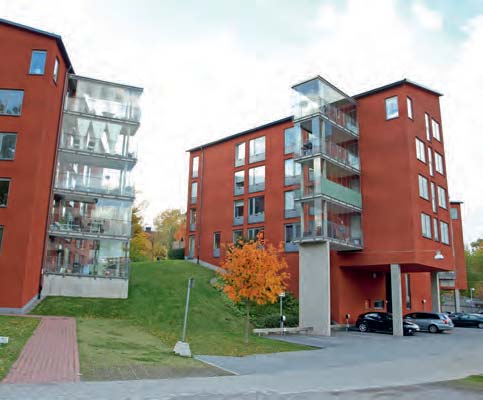 Grannskapet Fredsfors består i vårt arbete av fyra delar, två undersökningsobjekt med bullerutsatta bostadshus längs Karlsbodavägen och Bällstavägen och två referensobjekt med bullerskyddade