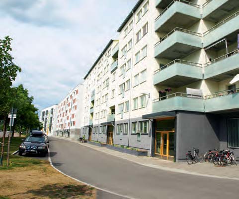 Grannskapet Fyrisvallen är ett undersökningsobjekt i Uppsala med buller från både spårtrafik och vägtrafik.