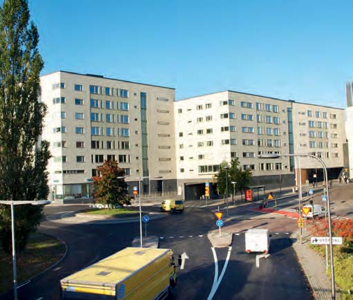 Grannskapet Karet består i vårt arbete av två undersökningsobjekt med bullerutsatta bostadshus nära Södertäljevägen och Liljeholmens centrum.