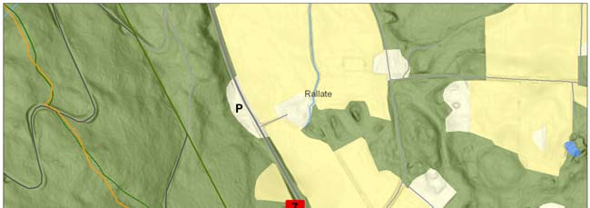 Fig. 3. Geomorfologisk karta över Klövahallar, Skäralid och Odensjön. Från Rapp (1984). Vägbeskrivning: Skäralidsentrén nås från väg 13.