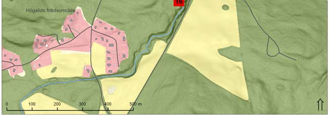 GPS-punkter: Exempel på var Geologi i närheten: Ta en god titt på stenbrottet, det är mäktigt att se de branta bergsväggarna.