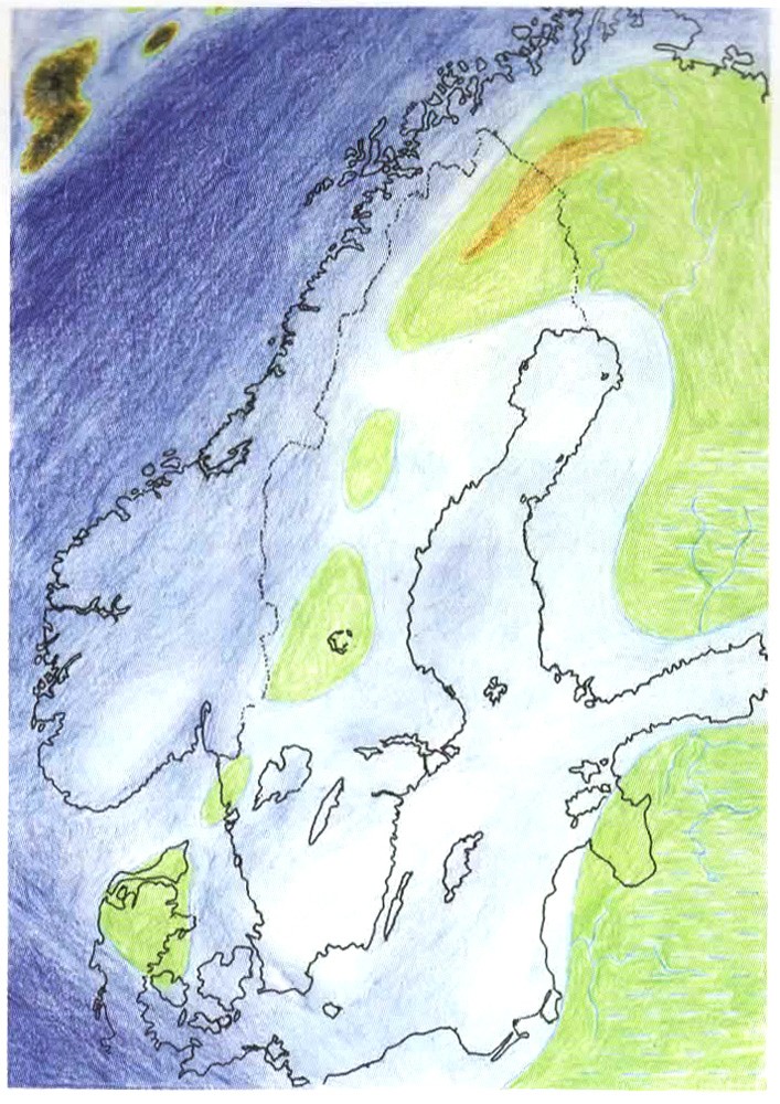 2.1.5 Devon Eftersom Baltica nu sitter ihop med Nordamerika förändras de klimatologiska förutsättningarna och en markant klimatförändring sker (Björk et al. 2003).