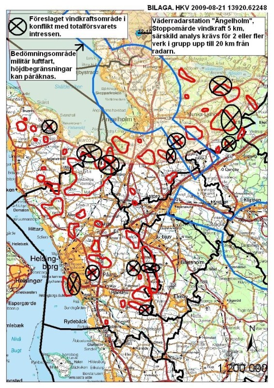 1.2 Försvarsmakten Försvarsmaktens synpunkter framgår av bifogad kartbilaga.