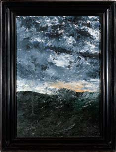 Vågen VIII målades Flera av hans målningar och av Strindberg 1902.