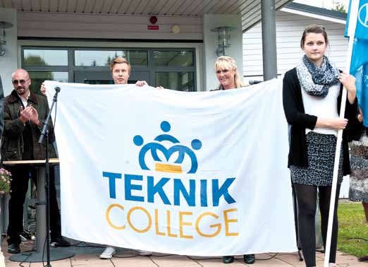 Och Bengt Ahlberg är inte ensam om att vara glad denna dag. För Lennart Owenius, kommunalråd i Östhammars kommun, är certifieringen av Teknikcollege en viktig milstolpe.