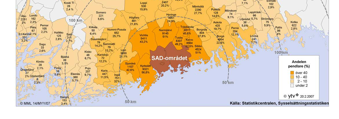 I Malmöregionen är motsvarande tal 76 procent, 3,7 respektive 2,5 gånger.