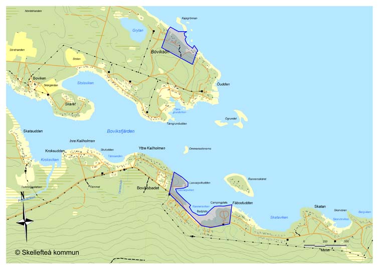 föreslagna områden som inte uppfyller kriterier för lis 13 boviken (bostäder, friluftsliv) Boviksön är inte lämpligt som LIS-område för bostäder.