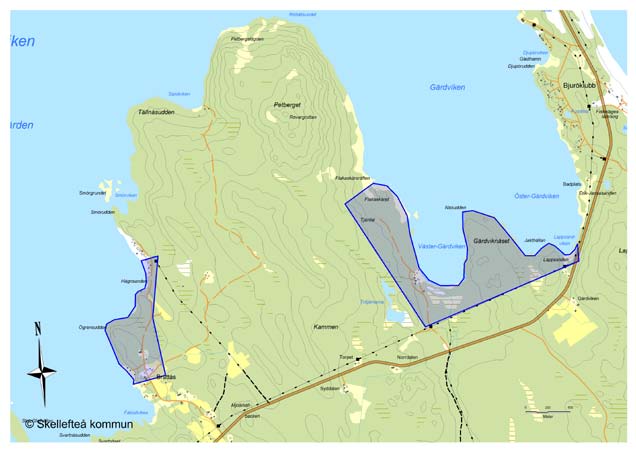 Gärdviken är även av riksintresse för kulturmiljövård, samt delvis naturreservat och Natura 2000-område. I Gärdviken finns flertalet fornlämningar och naturvärden i form av skog klass 1.