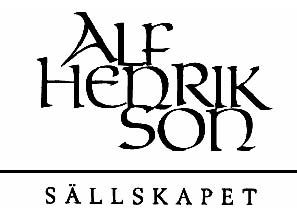 Ord Alf Henrikson-vän! Detta är baksidan av ett verskort, med plats för adress och din egen hälsning. Formatet är A5.