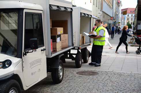 Lösningarna, inklusive valet av storlek och typ av lastfordon, behöver anpassas till förutsättningarna i respektive handelsområde.