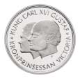 SVERIGES RIKSBANK 2005 JUBILEUMSMYNT 1975-1999 49. Millennieskiftet 1999/2000 Kung Carl XVI Gustaf och kronprinsessan Victoria 50.