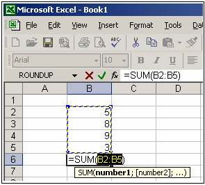 När formler kopieras kommer de märkligt nog att anpassas efter sin nya position. Om C1 innehåller formeln "=A1+B1" och formeln sedan kopieras till C2 kommer formeln i C2 automatiskt att bli "=B2+C2".