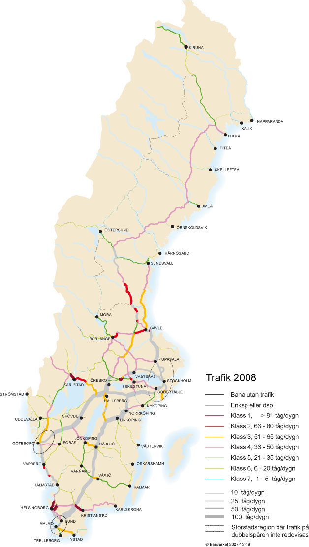 Appendix 1: Dagens infrastruktur och